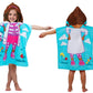 Disney Doc Mcstuffins Doc Kids Bath/Pool/Beach Hooded Poncho - Super Soft & Absorbent Cotton Towel, Measures 22 X 22 Inches (Off