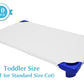 American Baby Company 10-Piece Cotton-Polyester Blend, Toddler Size Daycare/Pre-School Cot Sheet, White, 23' X 40', For Boys A
