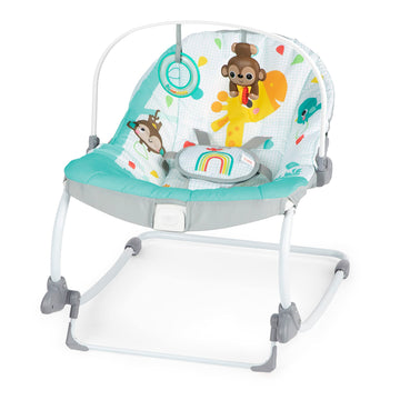 Bright Starts Wild Vibes Infant To Toddler Rocker With Vibrations, Unisex, Newborn +