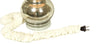 Natural Muslin Lamp Cord Cover 9 Ft Long Lt. Cream