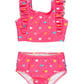 Rufflebutts Upf50+ Colorful Hearts Waterfall Tankini - 7