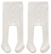Cecorc Baby Tights - Thick Toddlers Girl Leggings-Seamless Cable Knit Cotton Stockings - Infants Pantyhose,2 Pack, 0-6 Months, W