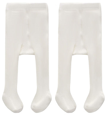 Cecorc Baby Leggings, Tights For Little Girls, Toddler, Infant,18-24 Months,(2-3 Years, 2 Pack (White+White))