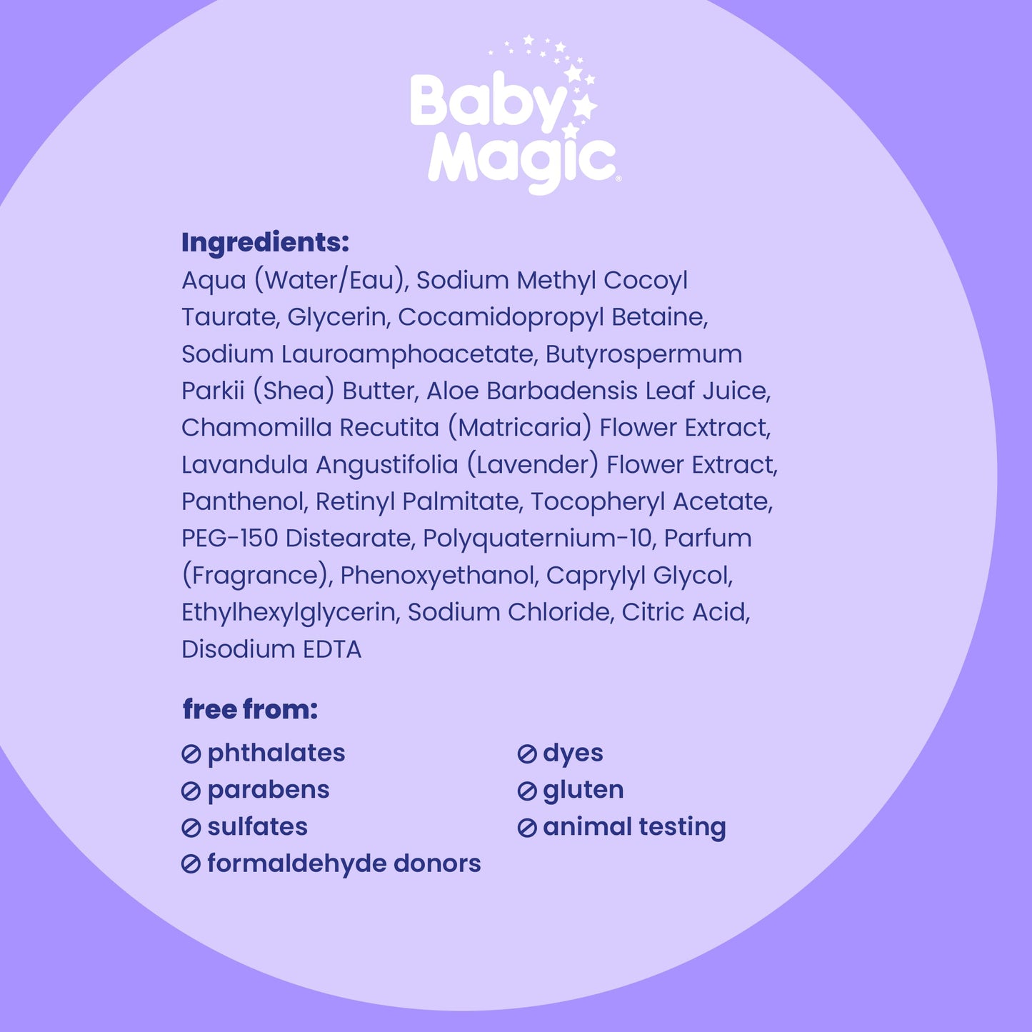 Baby Magic Calming Baby Bath |9Oz | Lavender & Chamomile | Tear-Free, Free Of Parabens, Phthalates, Sulfates And Dyes