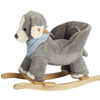 Rocking Horse Puppy, Baby Animal Rocker, Rocking Horse with Seat, Ride on Horse, Plush Rocking Horse with Sweet Music, Wooden Ro