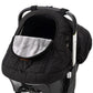Car Seat Cover Baby Winter: Sprouterie Carseat Canopy For Babies - Infant Cold Weather Shield With Zipper Peeping Window Warm An