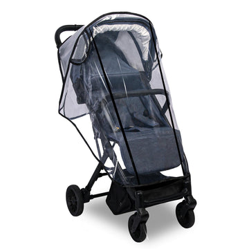 Universal Stroller Rain Cover, Clear Breathable Weather Shield, 4 Seasons (Stander Rain Cover)