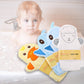 4 Pieces Baby Bath Mitt Washcloths Gloves Designed In Nice Cute Animal Style Yellow Duck Shark Panda Sheep Cotton Towel Gentle S