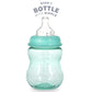 Nuby 3 in 1 Baby Bottle to Training Sippy Cup - 8 Oz Toddler Cups Spill Proof with Soft Spout, Nipple & Removable Grip Handles -