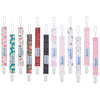 Smlpuame Pacifier Clip Girl,12 Pack Stylish Binky Clips Strap For Baby Girls,Paci Holder With Clip Lightweight Universal Fits Mo