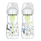 Dr Browns Natural Flowa Anti-Colic Options+A Wide-Neck Baby Bottle Designer Edition Bottles, Dino Decos, 9Oz270Ml, Level 1 Nippl