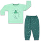 Wish Karo Infant Girls Green Printed Night Suit(btef716lg_Light Green_12yrs)