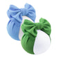 LDDCX Bows for Baby Girls Headband, Newborn Bows Headbands Baby Hair Bows Hairbands Hair Accessories.(FD104-Green Blue)
