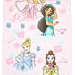 Jay Franco Disney Princess Charming Bath/Pool/Beach Towel Featuring Cinderella, Belle, Jasmine, & Aurora - Super Soft & Absorben