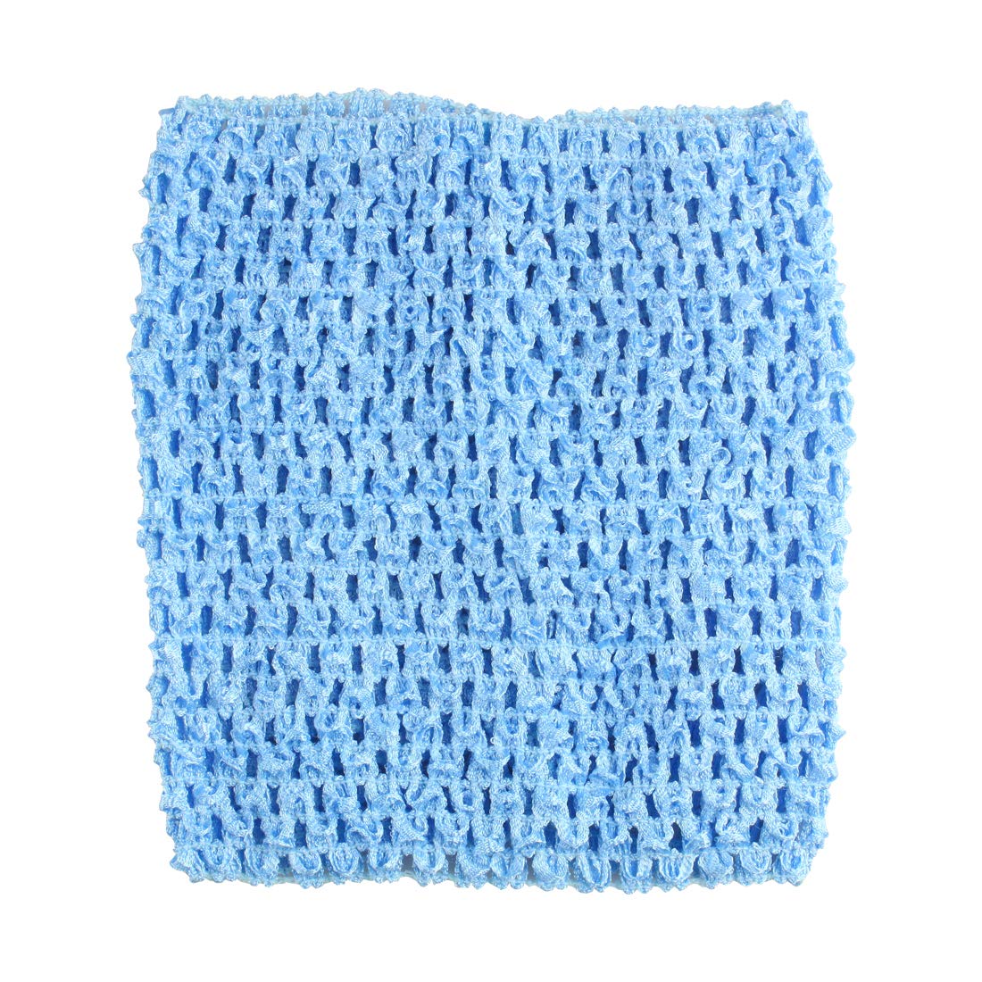 Andux 6 Inch Assorted Colors Baby Girl Crochet Tube Chest Tops Etmx-01 (Light Yellow+Brown+Blue+Lake Blue;4Pcs;6Inch)