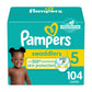 Pampers Baby Diapers - Swaddlers - Size 5, 104 Count, Ultra Absorbent Disposable Infant Diaper