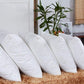 THE HOME STYLE Cotton Vaccum White Cushion Fillers (Set of 5) (18 x 18 INCH)