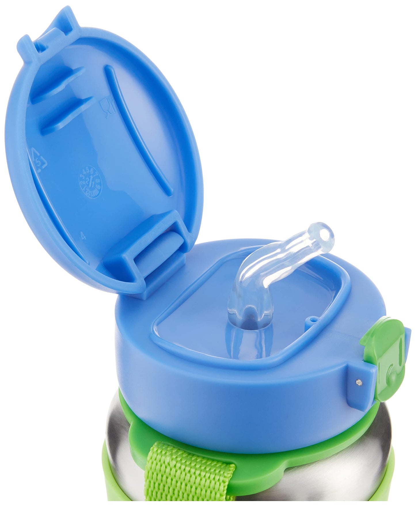 Skip Hop Toddler Sippy Cup With Straw, Zoo Stainless Steel Straw Bottle, Dino