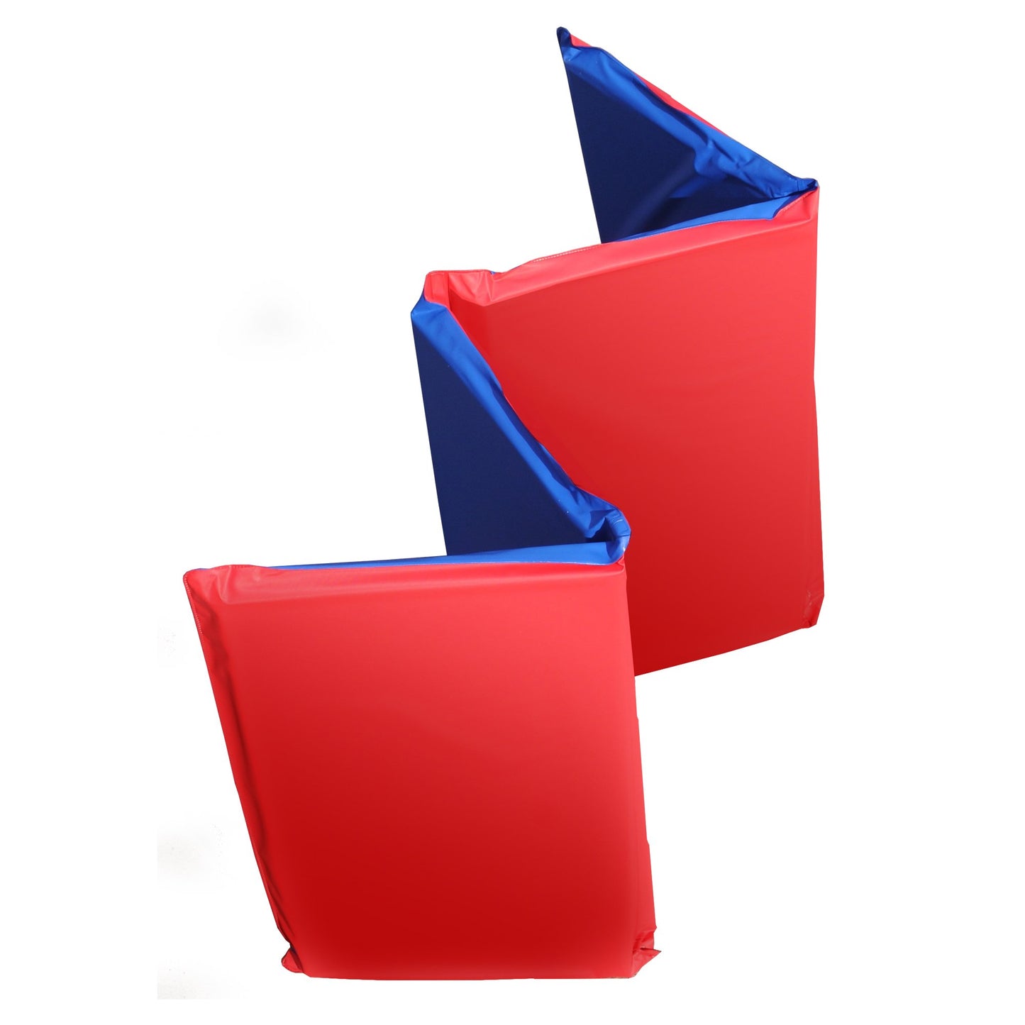 Case Pack Of 12 Kindermat, 1' Thick, 45' X 19' X 1', Red/Blue, 100% Made In Usa