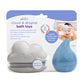 Ubbi Muted Color Cloud and Droplet Silicone Bath Squeeze Toys for Toddlers and Baby, Fun Interactive Bath Time Accessory, Set of