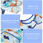 Accmor 4 Pack Long Sleeve Baby Bibs, Waterproof Sleeved Bibs For Eating Feeding, Toddler Baby Girls Boys Smock Bibs