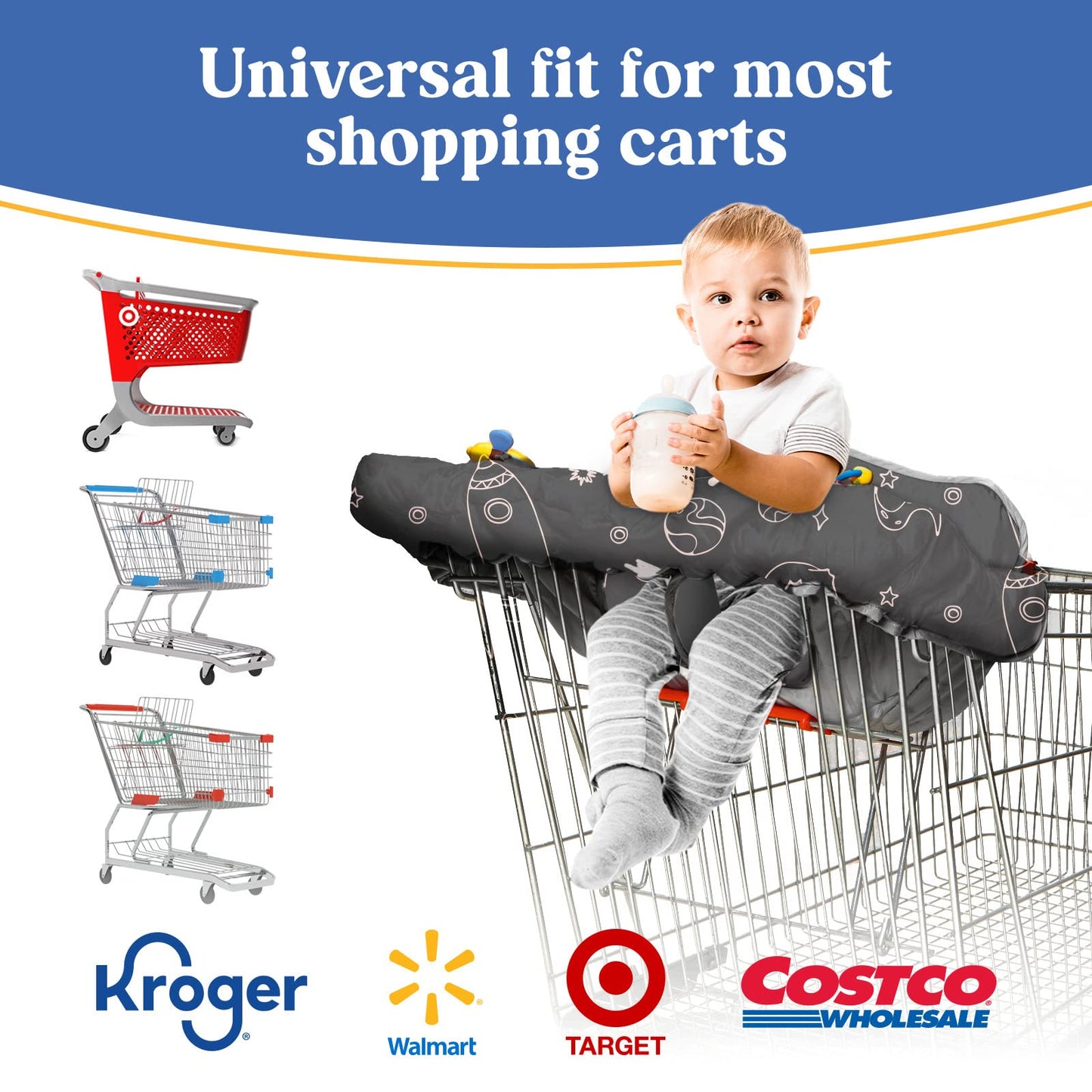 Shopping Cart Cover For Baby Pillani, Baby Registry Items, High Chair Cover For Restaurant Seat, Grocery Cart Cover For Baby Gir