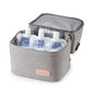 Meichoon Breast Pump Backpack Breastmilk Cooler & Insulated Baby Bottle Bag Waterproof - Portable Thermal Insulated Lunch Bag/La