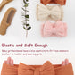 Aqokka Baby Bows Headbands Nylon Newborn Baby Headbands Toddler Infant Hairbands With Big Bows For Baby Girl Newborn Essentials