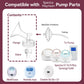 Tovvild Breast Pump Parts For Spectra S1 S2, Replacement Pump Parts 24 Mm Flange Compatible With Motif Luna/Amada Mya, For Spect