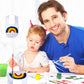 Geyoga 20 Pieces Sublimation Blanks White Bibs For Baby Decorating Washable Reusable Fabric Bibs (White)