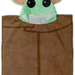 Jay Franco Star Wars The Mandalorian The Child - Baby Yoda Grogu Kids Bath/Pool/Beach Hooded Poncho - Super Soft & Absorbent Cot