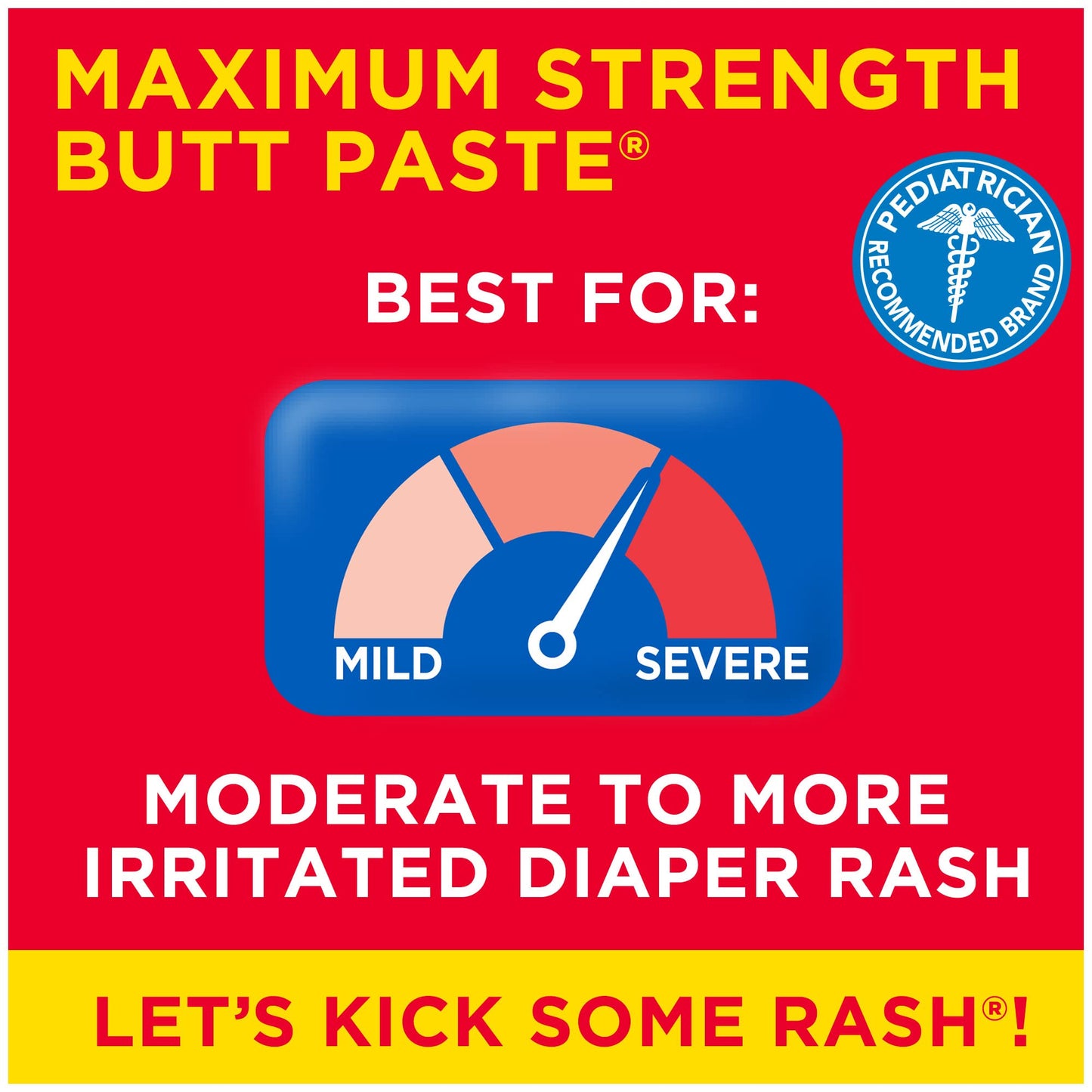 Boudreaux'S Butt Paste Maximum Strength Diaper Rash Cream, Ointment For Baby, 2 Oz Tube