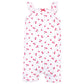 Hudson Baby Baby Cotton Rompers, Banana Split, 3-6 Months