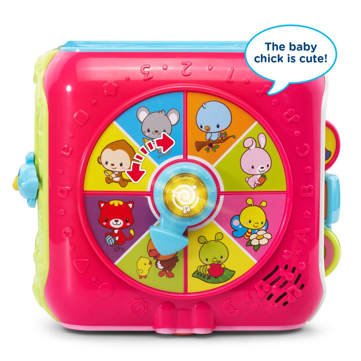 VTech Sort and Discover Activity Cube (Frustration Free Packaging), Pink