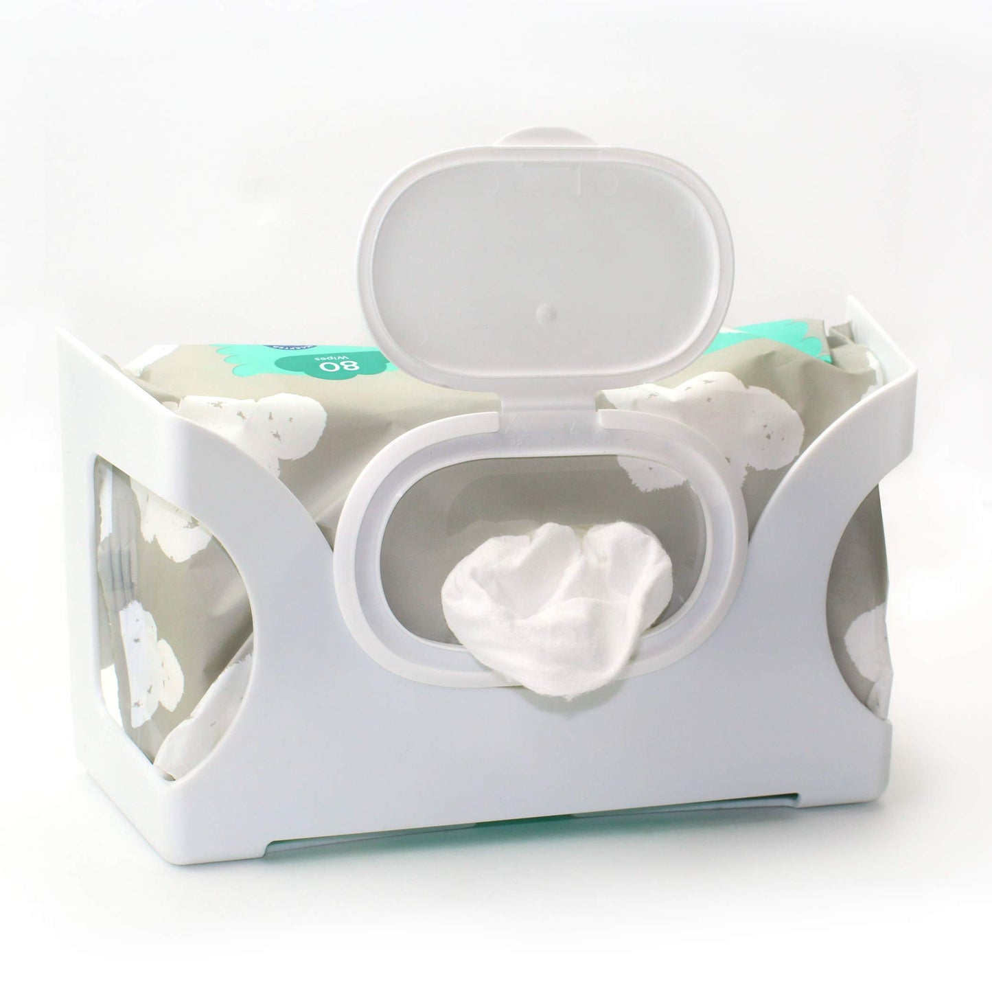 Gadjit Baby Wet Wipes, Hand Wipes Wall Dispenser | Mounts On A Wall And Holds Up To An 84 Count Pack Of Wipes | Keeps Wipes Alwa