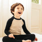 Vaenait Kids Toddler Long Sleeve Modal Sleepwear Pjs 2Pcs Set Modalraglan Black&Beige Xs