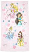 Jay Franco Disney Princess Charming Bath/Pool/Beach Towel Featuring Cinderella, Belle, Jasmine, & Aurora - Super Soft & Absorben