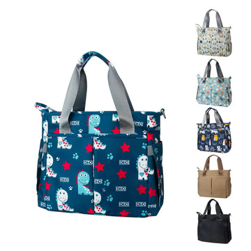 Pheben Diaper Bag Tote Waterproof Messenger Purse Baby Bags For Mom And Dad Multifunction Large Travel Diaper Tote Bags(Cute Din