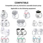 Wearable Breast Pump Milk Collector Cup Accessories,Compatible With Tsrete S12/S9,Kmaier S12 Wearable Breast Pump,Include Duckbi