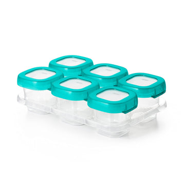 Oxo Tot Baby Blocks Freezer Storage Containers 2 Oz - Teal
