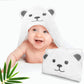 Snug Bug Gear Rayon Made From Organic Bamboo Baby Bath Towel -Soft & Plush Large Hooded Towels For Baby & Toddler -Ultra Absorbe