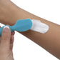 Dr. Talbot'S Diaper Cream Brush For Babies - Diaper Rash Cream Applicator With Suction Base And Hygienic Case - Full Size - Aqua