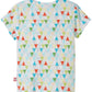 Zutano Baby Girls Triangulum S/Peasant Top, Multi, 6 Months