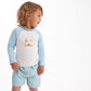 Gerber Baby Boy'S Toddler Long Sleeved Rashguard Swim Bathing Suit Set, Surf, 12 Months
