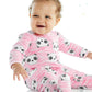 Simple Joys by Carters Baby Girls 2-Pack 2-way Zip Fleece Footed Sleep and Play