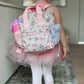 Itzy Ritzy Toddler Backpack - Daycare Bag - Features Adjustable Shoulder Straps, 2 Side Pockets & Spacious Interior With Wipeabl