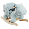 Nattou Rocking Horse Animal for Children, Romeo The Crocodile, 10-36 Months, 60 x 30 x 45 cm, Grey, 950206