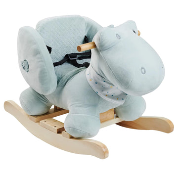 Nattou Rocking Horse Animal for Children, Romeo The Crocodile, 10-36 Months, 60 x 30 x 45 cm, Grey, 950206