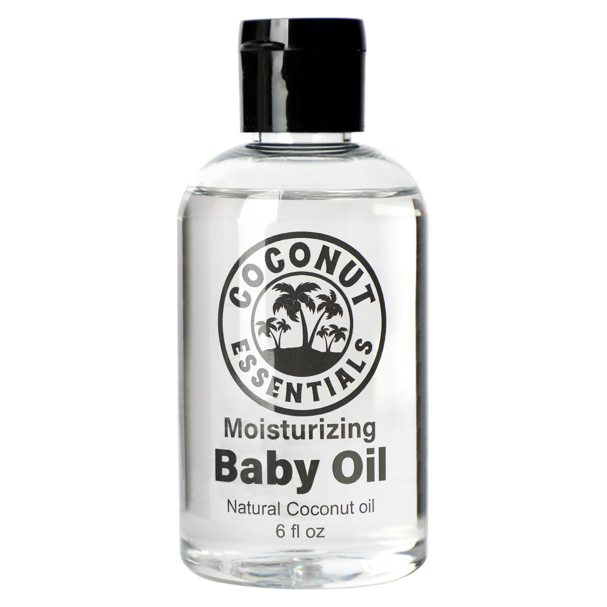 Coconut Essentials BABY OIL - Liquid Coconut oil (MCT) - No Mineral oil - Unscented Moisturizer - Infant & Newborn - Massage, Sc