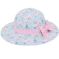 Baby Hat Bows For Girls Baby Bonnet Sun Hats For Babies Upf 50+ Baby Hats 6-12 Months Powder Blue Bow Outdoor Caps